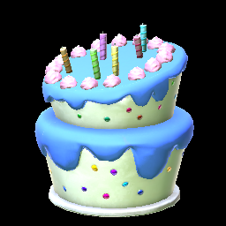 Rocket League Items Birthday Cake Cobalt