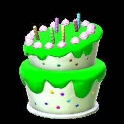 Rocket League Items Birthday Cake Forest Green