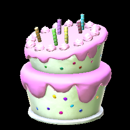 Rocket League Items Birthday Cake Pink