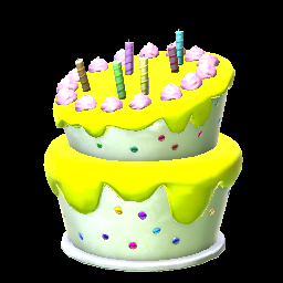 Rocket League Items Birthday Cake Saffron