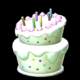 Rocket League Items Birthday Cake Titanium White