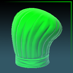 Rocket League Items Chef's Hat Forest Green
