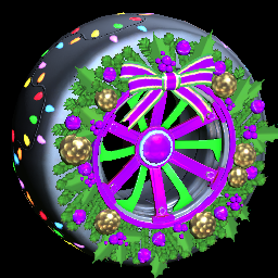 Rocket League Items Christmas Wreath Purple