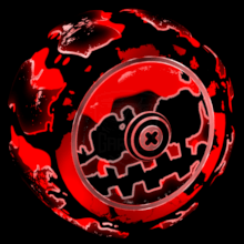 Rocket League Items Demonio: Inverted Crimson