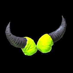 Rocket League Items Devil Horns Lime
