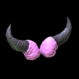 Rocket League Items Devil Horns Pink