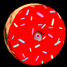 Rocket League Items Doughnut Crimson