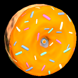 Rocket League Items Doughnut Orange