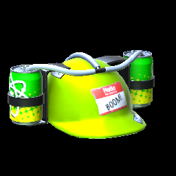 Rocket League Items Drink Helmet Lime