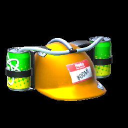 Rocket League Items Drink Helmet Orange