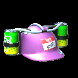 Rocket League Items Drink Helmet Pink