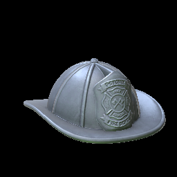 Rocket League Items Fire Helmet Grey