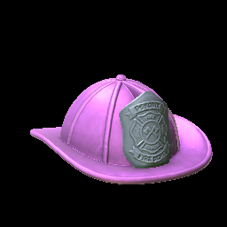 Rocket League Items Fire Helmet Pink