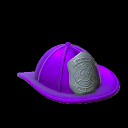 Rocket League Items Fire Helmet Purple