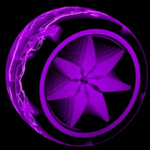 Rocket League Items Floret: Infinite Purple
