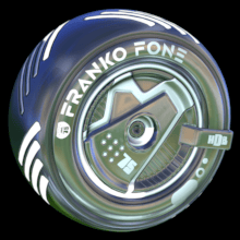 Rocket League Items Franko Fone: Inverted Titanium White