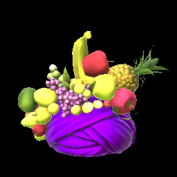 Rocket League Items Fruit Hat Purple