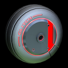 Rocket League Items Glitch(Wheels) Crimson
