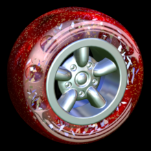 Rocket League Items Glitterati Crimson