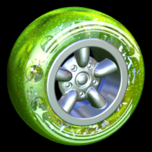 Rocket League Items Glitterati Lime