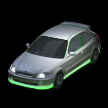 Rocket League Trading Prices Honda Civic Type R Forest Green