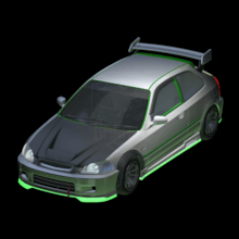Rocket League Trading Prices Honda Civic Type R-LE Forest Green