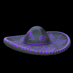 Rocket League Items Mariachi Hat Purple