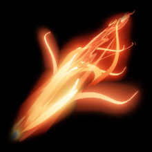 Rocket League Items Phoenix Fire(Trails) Black