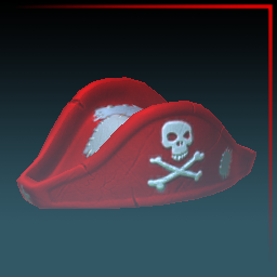 Rocket League Items Pirate's Hat Crimson