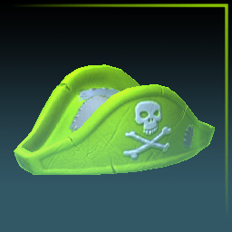 Rocket League Items Pirate's Hat Lime