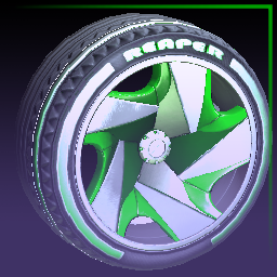 Rocket League Items Reaper(Wheels) Forest Green