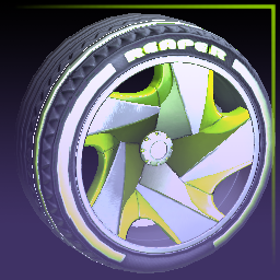 Rocket League Items Reaper(Wheels) Lime