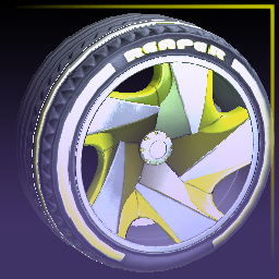 Rocket League Items Reaper(Wheels) Saffron