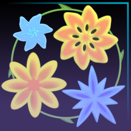 Rocket League Items Springtime Flowers Sky Blue