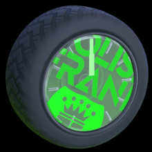 Rocket League Items Tic-King: Glitched Forest Green