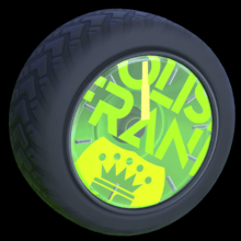 Rocket League Items Tic-King: Glitched Lime
