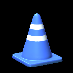 Rocket League Items Traffic Cone Cobalt