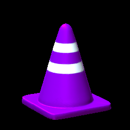 Rocket League Items Traffic Cone Purple