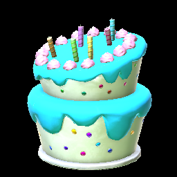 Birthday Cake Sky Blue