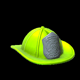 Fire Helmet Lime