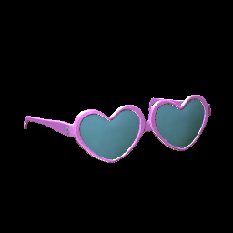 Heart Glasses Pink